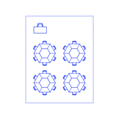 Layouts Classrooms Shapes Hexagon Large Digital Sketch Svg Design, Free Vectors File